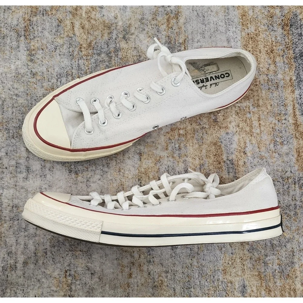 Converse Mens Chuck 70 Classic Shoes Low Top Sneaker Parchment 162062C Size 11.5